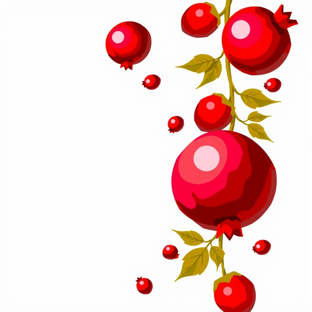 Grenade et berries rouges